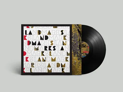 Landmarks | Vinyl Cover album cover brand design design graphic design music package design photography typography vinyl