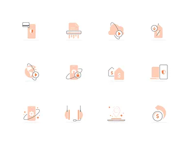 FastVPN icons adobe illustrator branding design icons illustration logo ui ux vector web