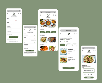 app delivery for restaurant 3d animation app app design branding design figma graphic design illustration logo motion graphics ui