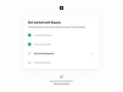 Onboarding panel card design equals onboarding sign up spreadsheet ui ux