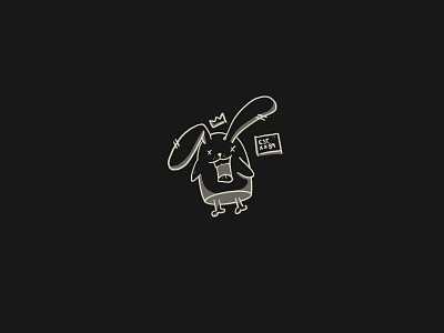Dead rabbits society ☠️ badge branding character illustration logo minneapolis skull texture vintage