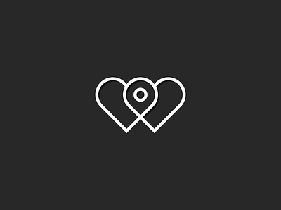 heart pin mark brand identity branding concept logo creative logo logo logo awesome logo idea logo inspiration logo lounge logo mark logo symbol logobook logodesign logotype monogram pin heart logo pin mark pinterest
