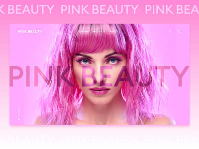 Pink Beauty e-commerce shop web design branding design ui ux web design web development webdesigner website