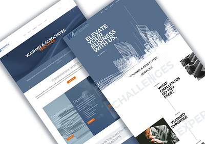 Washko & Associates | Consulting Firm Web Design branding consulting firm design graphic design logo modern modern web design ui web design website design