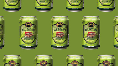 Founders All Day IPA Can branding graphic design packaging design