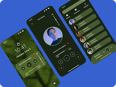 Music-App app design ui ux