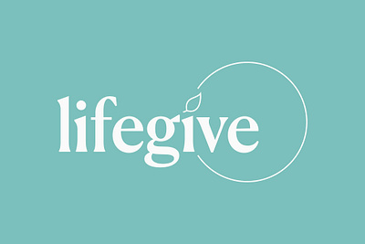LifeGive branding design logo logo design logotype vector
