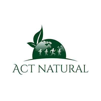 Act Natural branding graphic design illustration