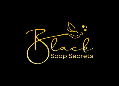 Black Soap Secrets branding graphic design logo