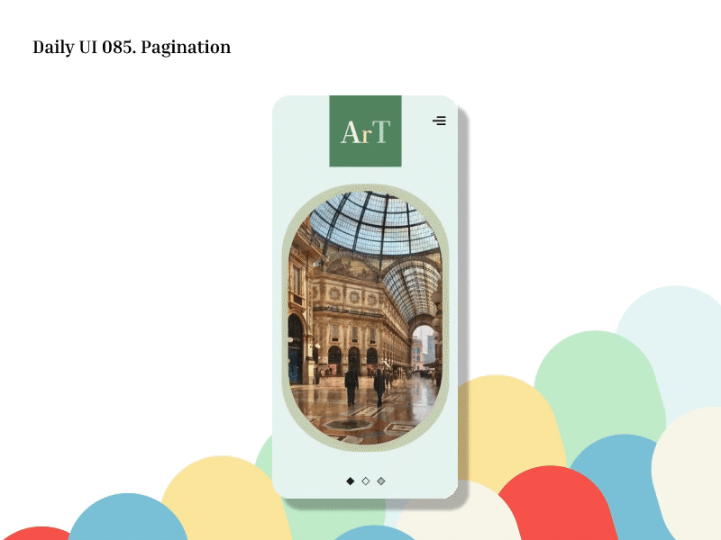 [Daily UI] 085. Pagination appdesign daily085 dailyui design gallery modern pagination simple ui uiux