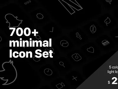 Minimal light App Icon Bundle app bundle free icon light minimal set