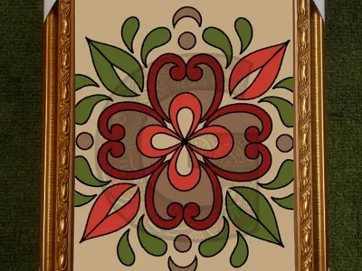 #texiledesign #frameartwork artwork graphic design illustration