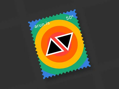 033 circles concentric icon rainbow