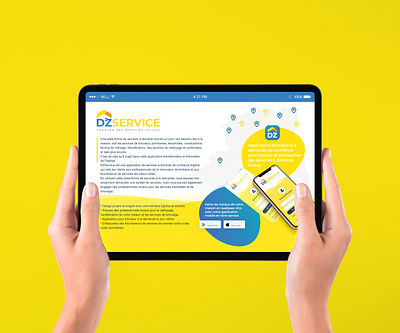 DZServices - Mobile App for home services works android app branding design graphic design illustration ios logo mobile typography ui ux vector webdesign zaikh
