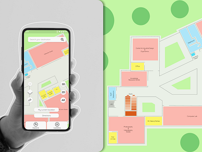 DOD Connect app design building navigation communication design design graphic design map design mockup navigation system ui ux