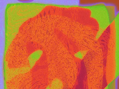 gradient map color experiment gradient map liquify procreate texture