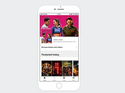 Free Movie APP Design: Movies, TV & Celebrity Content app app design design mobile app mockplus movie app design ui ui design ux ux design