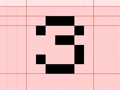 Pixel Font WIP number