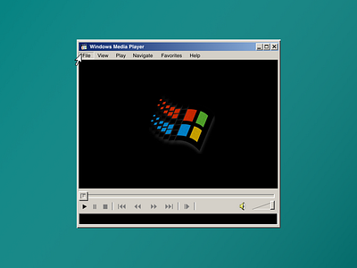 Windows 98 - Classic Media Player classic figma interface media player old player retro system ui windows windows 98