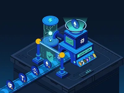 Cross-Chain Bridge: Convert All Assets blockchain bridge chain cross cross chain design graphic design illustration meta metaverse privacy