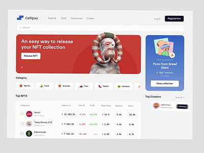 Callipso animation motion graphics ui