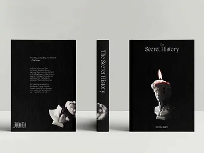 The Secret History Book Cover Re-design - Concept - book bookcover design graphic design illustration typography