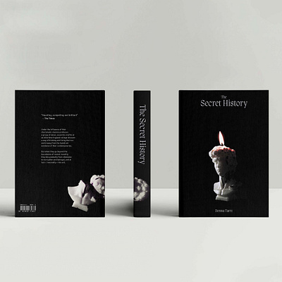 The Secret History Book Cover Re-design - Concept - book bookcover design graphic design illustration typography