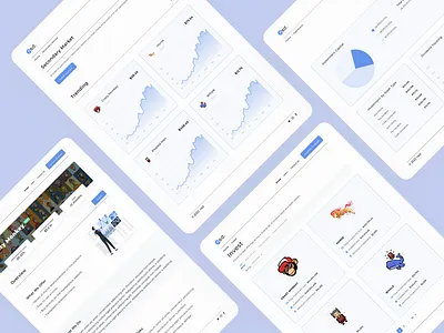 Invest in games branding gaming invest nft purchase ui ux website