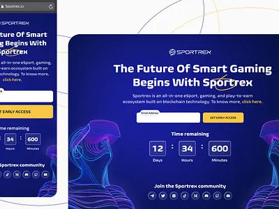 Waitlist web design branding crypto design illustration ui web