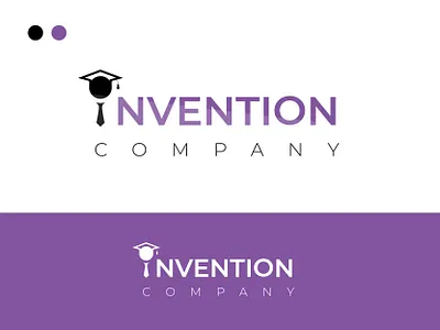 INVETION Company Logo Design brand branding elearnning illustration learn learning logo train training ui ux