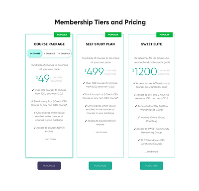 Pricing Table UI Design blue clean design figma graphic design mockup modern photoshop pricing pricing table table ui ux