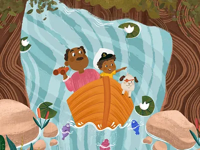 Adventure of Jeremy and his team character character design children childrens book childrens illustration design illustration