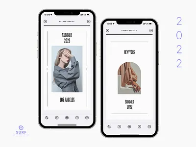 Surf: Web Stories & Templates app design ios ui uiux userexperience userinterface ux