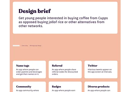 Cupps - Beverage and Pastries delivery app. app design design mobile design ui ux