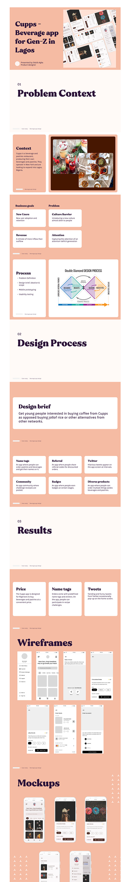 Cupps - Beverage and Pastries delivery app. app design design mobile design ui ux