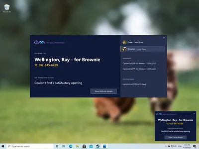Windows app call alert design toast ui ux windows