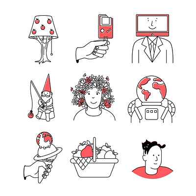 Illustrations - DotYeti.com Unlimited Graphic Design branding design graphic design illustration