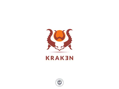 Kraken logo animals apparel graphic design kraken