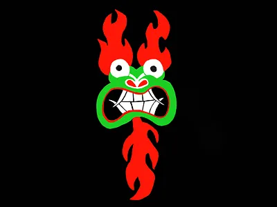 2000s nostalgia 😊 2000s aku animation anime art cartoon cartoon network design draw drawing dribbble freehand illustration ipad nostalgia procreate samurai samurai jack sketch warm up