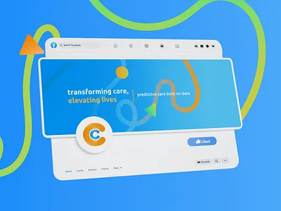 Comprehensive SEO & Content Marketing Strategy for Calico Care banner branding curvy lines design gradient graphic design illustration linkedin logo marketing playful social design typography vector