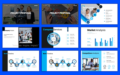 Business Proposal PowerPoint Template. project