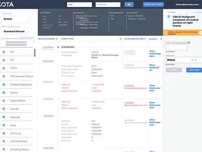 Cota Healthcare ui ux