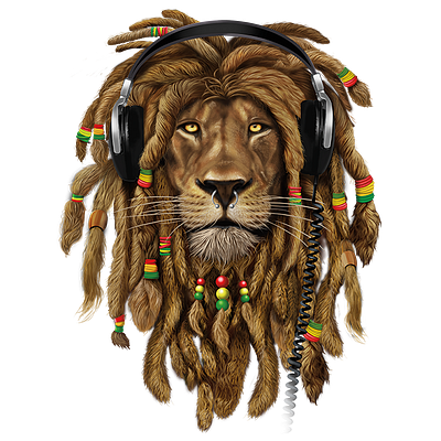 Lion Rastafari app branding graphic design illustration lgo logo vector