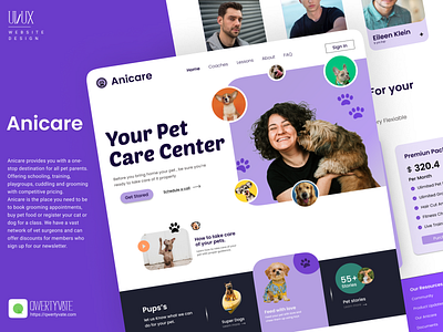 Anicare art branding design graphic design illustration logo ui ux