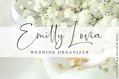 Logotype from Romantically branding card elegant handlettering handwritten logo font logotype natural signature signature font wedding font