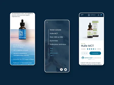 Harvest Laboratories branding calm cbd design ecommerce eshop illustration logo oil product product page shopify stress ui ux vector webdesign