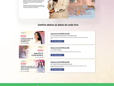 Landing Page | Natalia Beauty beauty graphic design lading page ui userinterface webdesign