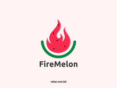 FireMelon branding design illustration logo logoinspiration logotype sans serif font typography whorahat