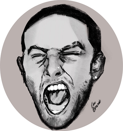 RIP Mac Miller branding character art comics design digital art graphic design illustration logo ui