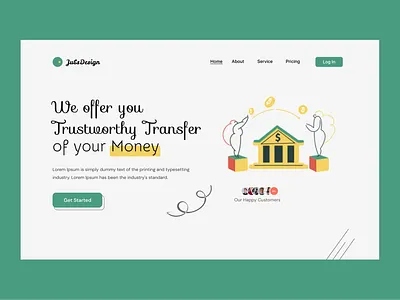 Finance Web Design banking website best design design finance illustration landingpage minimal product design ui ui design uidesign uiuxdesign web app web design website